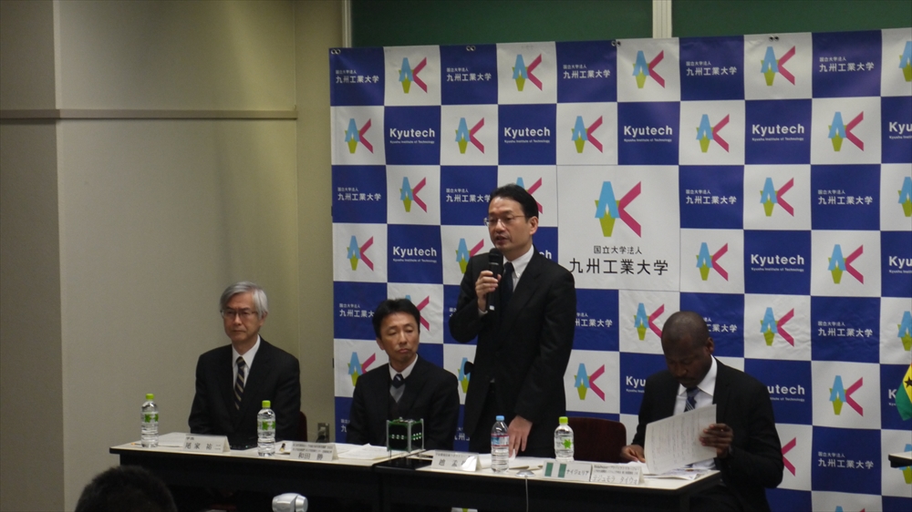 記者会見風景１