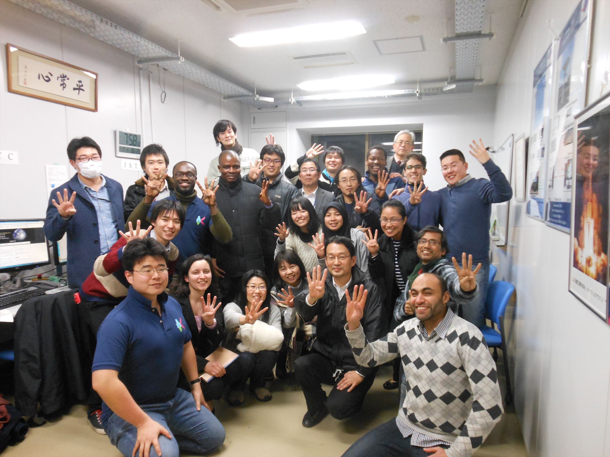 コールサイン受信後のメンバー